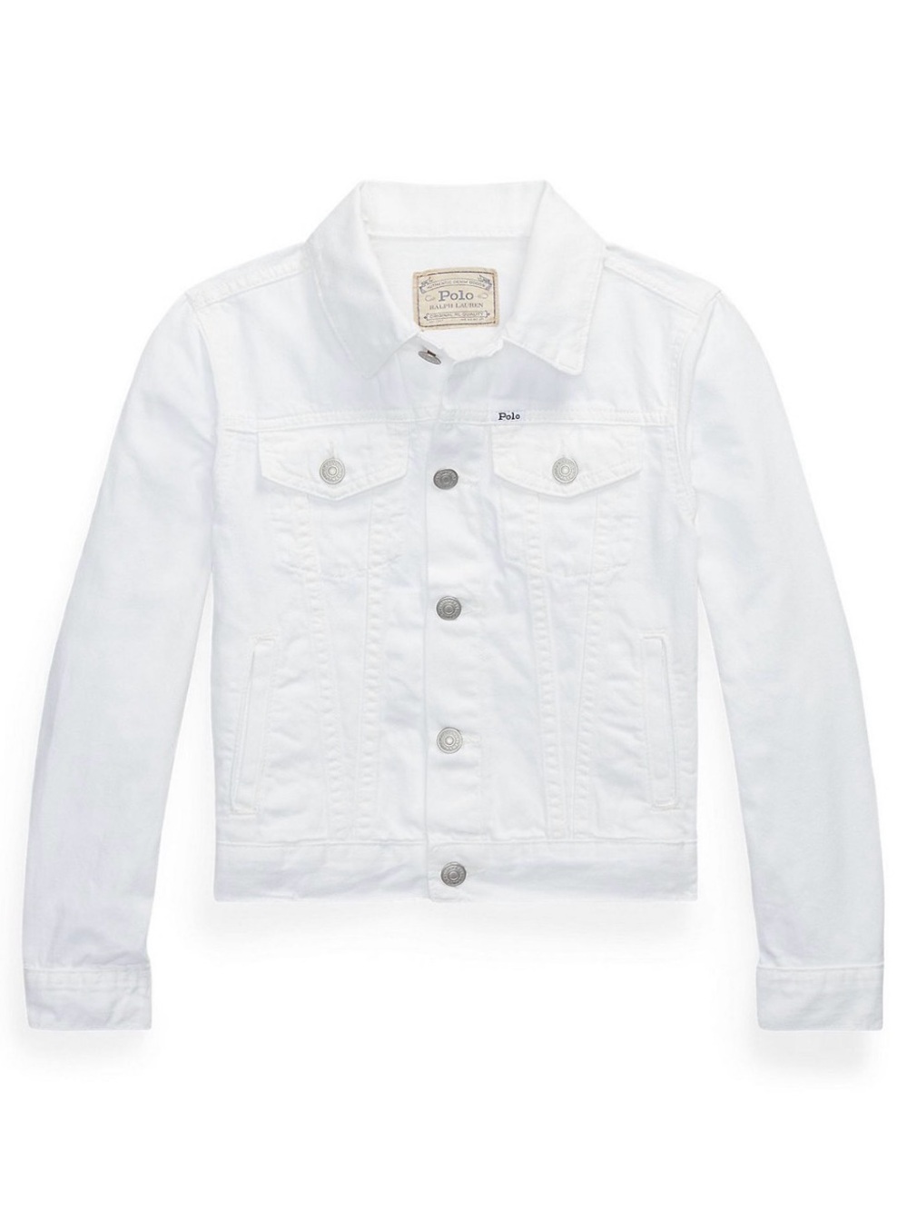 Polo Ralph Lauren Kids White Denim Jacket